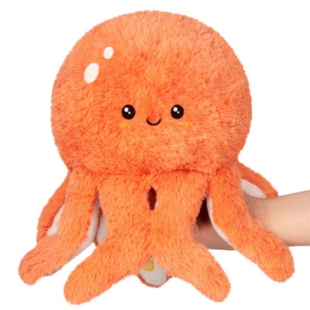 Squishable Mini Octopus Plush Toy Coral Stuffed Animal Kawaii Ocean Sea Creature